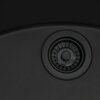 Ruvati 23-inch epiCube Granite Composite Workstation Matte Black Drop-in Topmount Wet Bar Prep Sink RVG1622BK